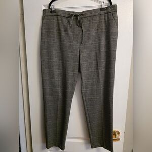 Reitmans | Women's Plus Size | Plaid Jogger Trousers | Size 18